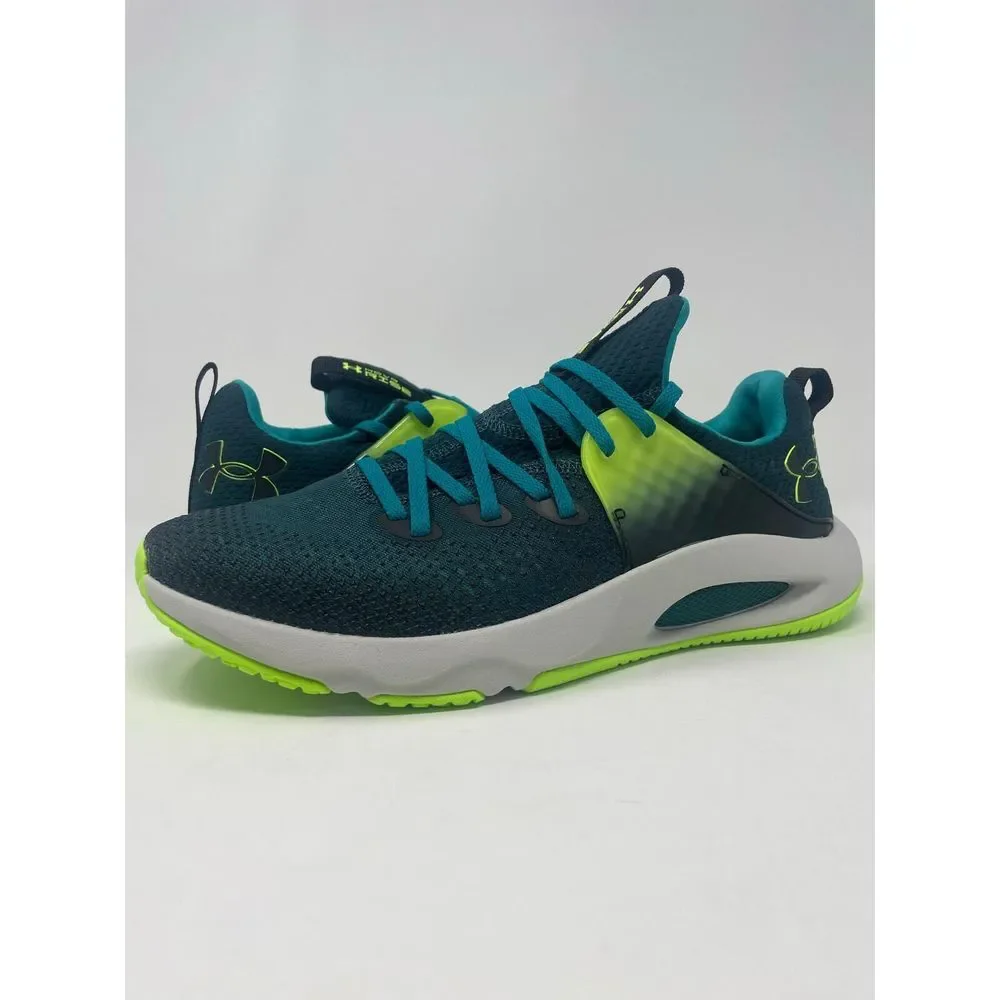 Under Armour Hovr Rise 3 Running Shoes Blue Green 3024273-300 Mens Size‎ 10 NEW